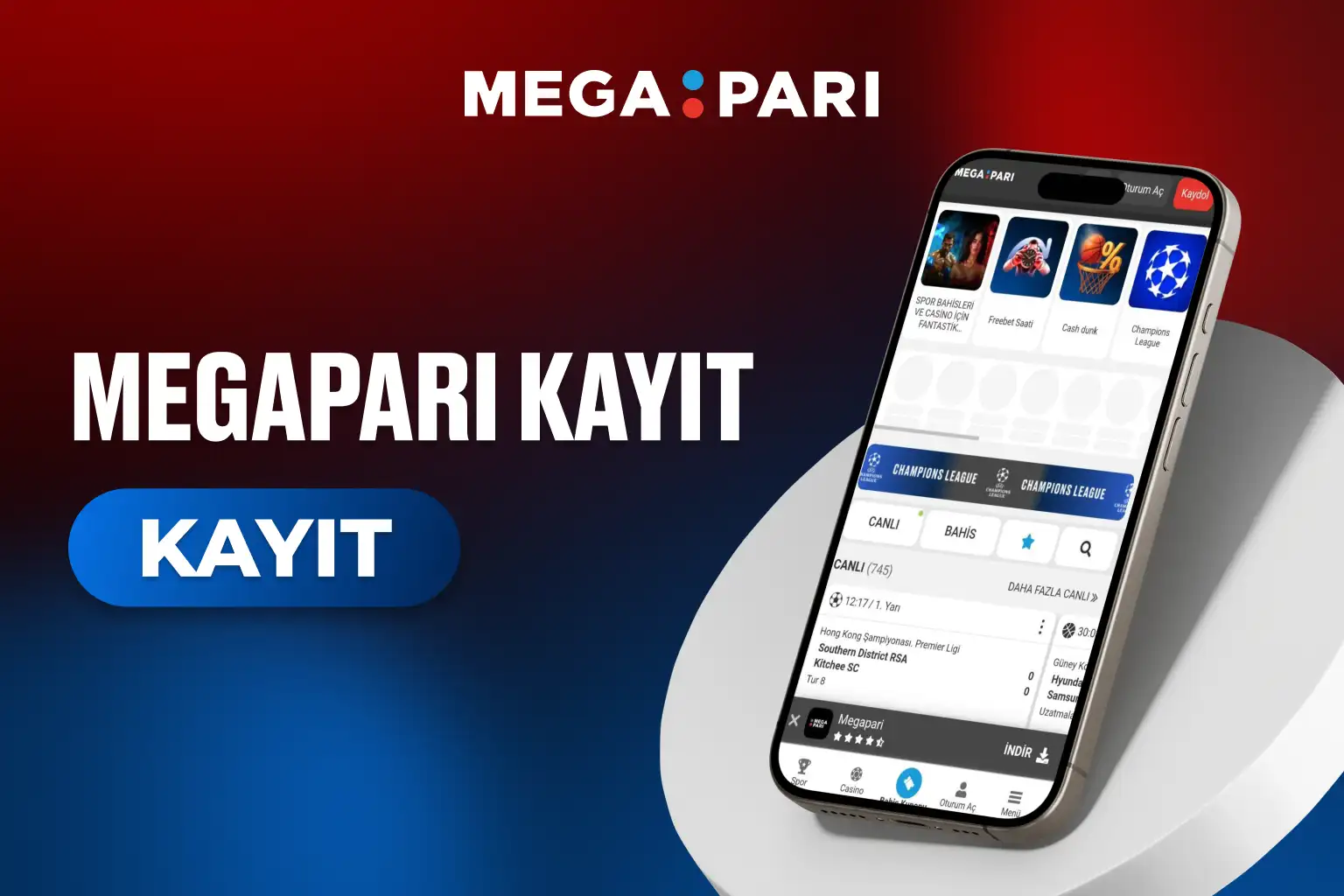 Megapari Kayıt Sayfası Megapari Registration Promosyon Görseli